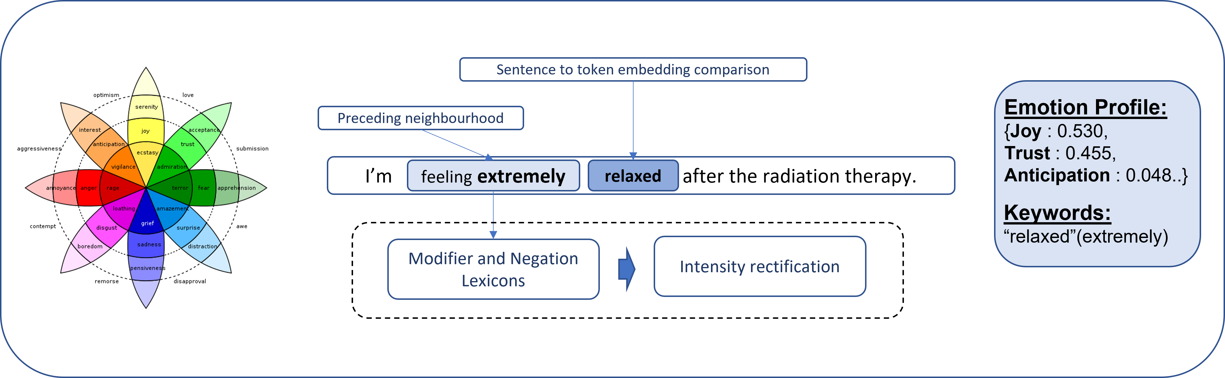 Emotion AWARE - Comprehension of emotions in Natural languages